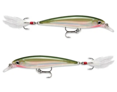 2x Rapala - Verde Oliva - XRAP XR 8 Jerk Slashbait Señuelo de Suspensión NUEVO I3 Foto 1 de 4