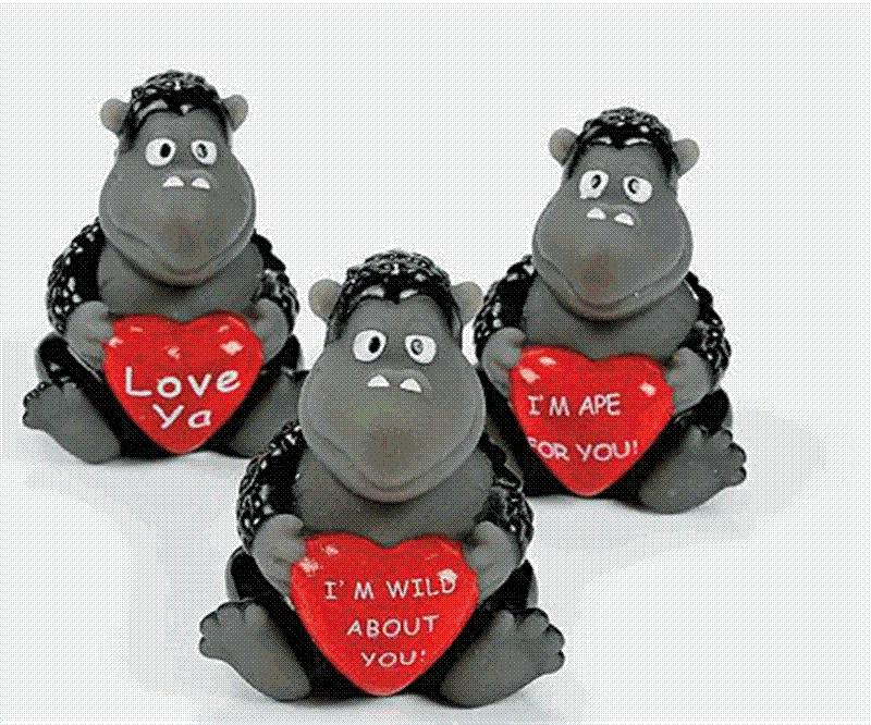 Juego de 3 Gorilas San Valentín (Envío Gratis con 6 Compras) Foto 1 de 1