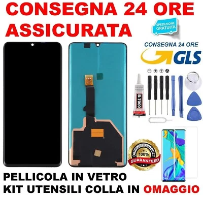 DISPLAY LCD OLED ORIGINALE SERVICE HUAWEI P30 PRO VOG-L09 L29 TOUCH SCREEN VETRO - Immagine 1 di 4