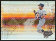 2005 Leaf Certified Materials MIRROR Gold Team Derek Jeter #GT-6 Yankees