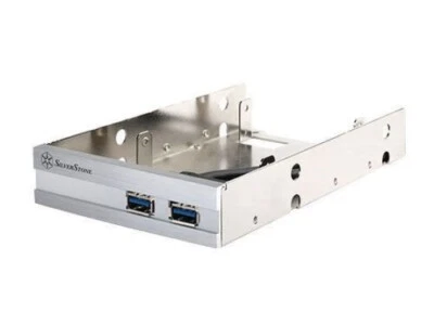 Silverstone SST-FP36S 3.5inch Bay Dual 2.5inch HDD Mount w/ Dual USB3.0 Ports - Image 1 of 2