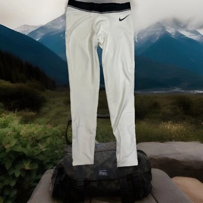 NIKE PRO Sz XL WARM MEN Compression TRAINING TIGHTS Style AT3131-100 - Image 1 of 4