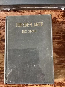 Rex Stout - Fer-De-Lance - True 1st 1st 1934 - First Nero Wolfe Mystery  - Picture 1 of 6