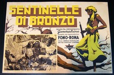 fotobusta film SENTINELLE DI BRONZO Doris Duranti Romolo Marcellini 1937