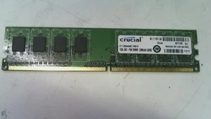 Crucial CT12864AA667 M8FE 1GB PC2-5300U 667MHz 240 Pin DDR2 DIMM NON ECC Desktop - Picture 1 of 1