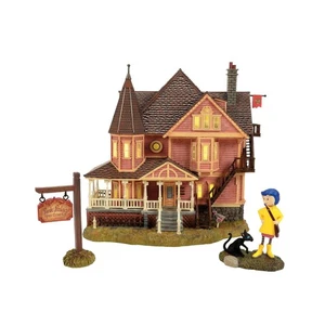 Pink Palace, Coraline Set Of 3 By: Dept 56 Coraline Village *SHIPS WITHIN 10 - Picture 1 of 2