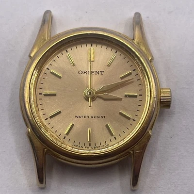 Reloj Vintage Orient UBSP-NO Tono Dorado. Estuche de 20 mm. Necesita una batería nueva. Foto 1 de 4