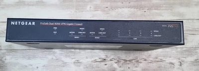 Firewall Gigabit Netgear FVS336G ProSafe Dual WAN con SSL e VPN IPSEC Foto 1 de 2
