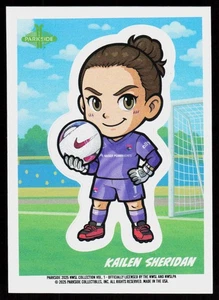 Colección Parkside NWSL 2025 Kailen Sheridan #sin tarjeta de fútbol Wave FC pegatinas - Imagen 1 de 2