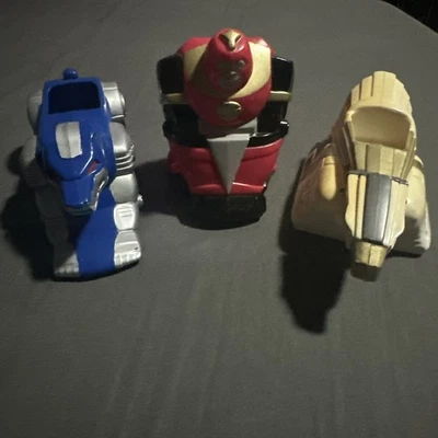 Lote De Colección Power Rangers Vehículos Figura 1995 Saban McDonalds Juguetes Lote De 3 Foto 1 de 4