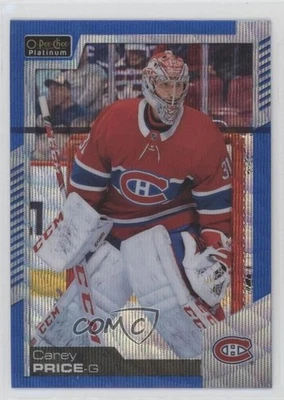 2020-21 O-Pee-Chee Platinum Blue Surge Carey Price #9 - Image 1 of 2