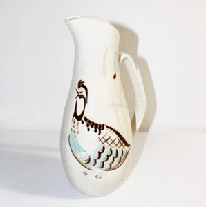 Vintage Redwing USA - Bob weißer Wachtelkrug - HANDBEMALT - 12" - Bild 1 von 6