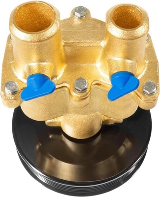 Brass Raw Sea Water Pump Kit For Mercury Mercruiser Quicksilver 4.3,5.0,5.7,6.2, - Image 1 of 4