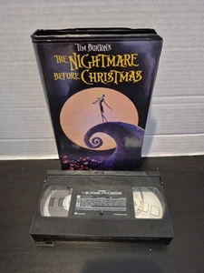 The Nightmare Before Christmas VHS Clamshell Version Tim Burton  - Picture 1 of 2
