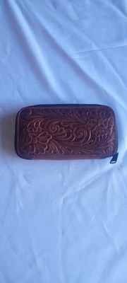 EUC Patricia Nash Tooled Oria Wallet NWOT - Image 1 of 4