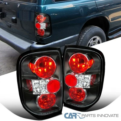 Fits 96-04 Pathfinder 97-04 Infiniti QX4 Black Tail Lights Brake Lamps - Image 1 of 4