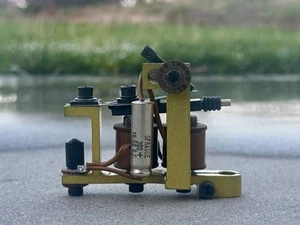 Hard Hitting Liner. Hand Made Coil Tattoo Machine, Blackened Irons. - Picture 1 of 6