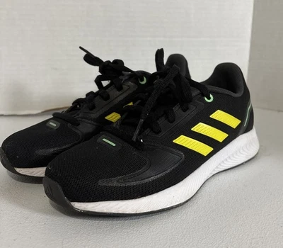 Adidas Runfalcon Negro/Amarillo Niños Talla 2 Foto 1 de 4