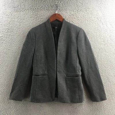 Chaqueta Blazer J.Crew 365 Salir para Mujer 6 Gris Manga Larga Bolsillo Frontal Informal Foto 1 de 4