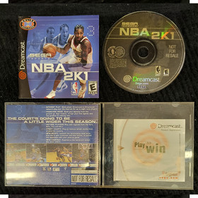Nba 2K1  - Dreamcast (DC) CIB complete