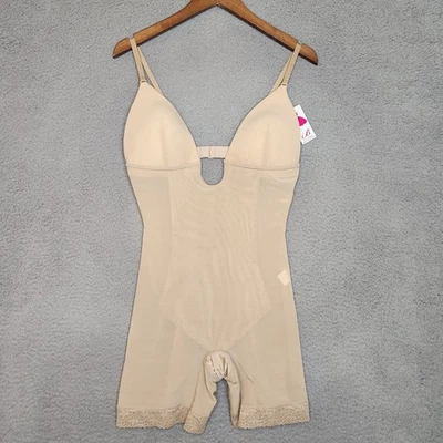 Ropa moldeadora corporal Lover Beauty grande acolchada alambre central cuerpo completo desnudo 1 pieza nueva con etiquetas Foto 1 de 4