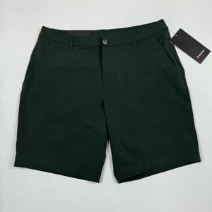 Lululemon ABC WovenAir Shorts Mens 34 Green 9” Inseam Golf Chino Classic Fit NEW - Picture 1 of 10