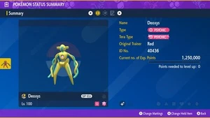 🌟Shiny Normal Form Deoxys - Battle Ready | Pokemon Scarlet & Violet🌟 - Picture 1 of 4