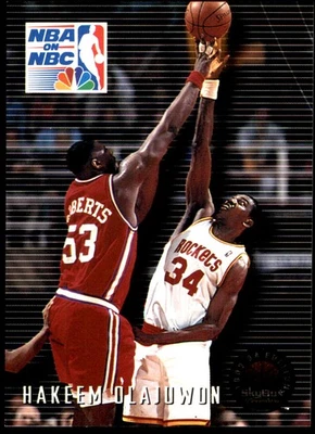 Hakeem Olajuwon 1993-94 SkyBox Premium #6 Rockets NBA READ FREE SHIPPING - Image 1 of 2