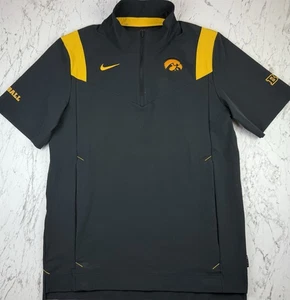 Nike Iowa Hawkeyes Softball 1/4 Zip Pullover Jacket Men’s Small Team Issued - Picture 1 of 5