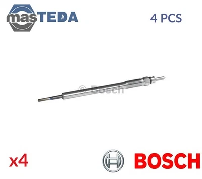 F 01G 000 00P ENGINE GLOW PLUGS BOSCH 4PCS NEW OE REPLACEMENT - Image 1 of 4