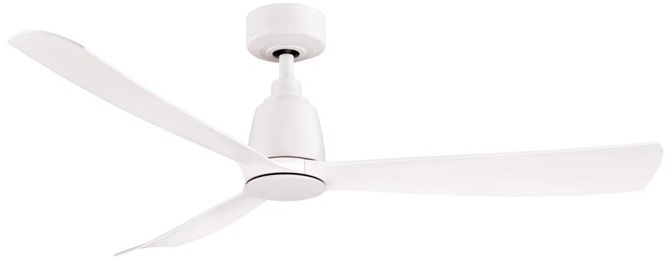 52" Fanimation Kute Matte White Damp Rated Smart Ceiling Fan - Image 1 of 1