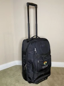 OGIO LAYOVER Two Wheeled Travel Bag Rolling Suitcase Luggage Expandable Black - Picture 1 of 21