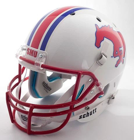 SMU MUSTANGS 2008-2011 Schutt AiR XP Authentic GAMEDAY Football Helmet Cover