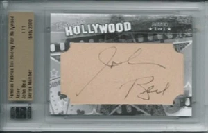 Famous Fabrics 2011 Hooray for Hollywood John Beal, Actor, Cut Signature - Picture 1 of 1