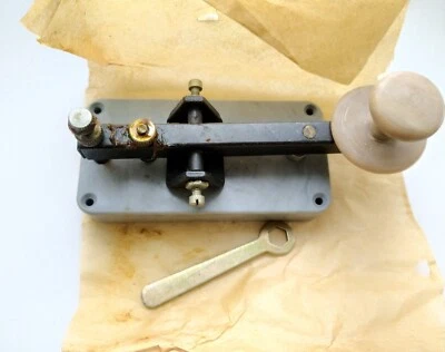 Vintage Soviet educational Morse code telegraph key. Original. USSR Army, new. - Image 1 of 4