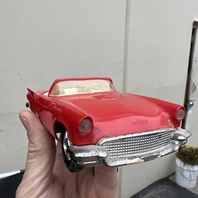 Vintage AMT 1957 Ford Thunderbird Dealer Promo Car Red Convertible Birmingham - Image 1 of 4