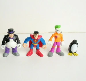 Fisher Price Imaginext Figures DC Comics Orange Joker Superman and Penguin - Picture 1 of 4