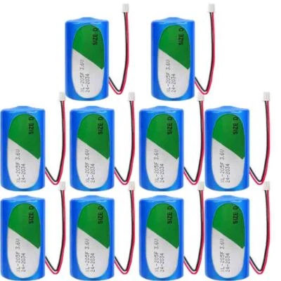10pcs XL-205F 3.6V D 19000MAH Battery 2.54 Plug Non-rechargeable - Image 1 of 2