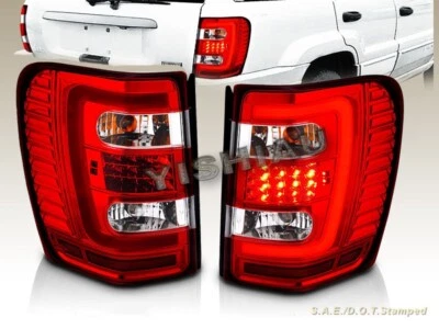 APTO PARA JEEP GRAND CHEROKEE 1999-2004 LUCES TRASERAS LED ROJAS 00 01 02 03 Foto 1 de 4