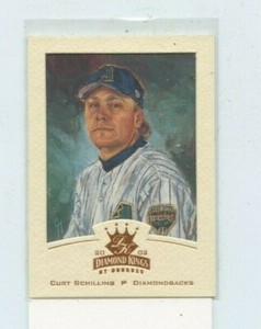 CURT SCHILLING 2002 Donruss Diamond Kings Bronze Foil #56  Arizona Diamondbacks