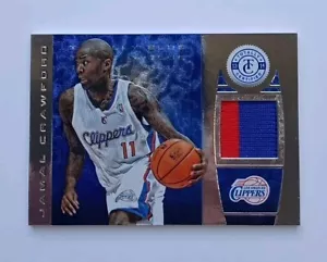 2013-14 13 Panini Totally Certified Jamal Crawford Blue Jersey Patch Prime 6/7 - Picture 1 of 2