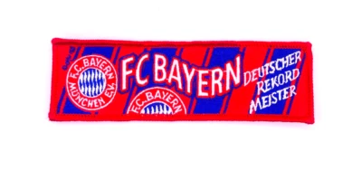 FC Bayern München Deutscher Rekord Meister - Aufnäher Fussball Bundesliga Patch - Bild 1 von 2