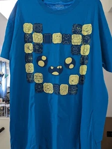 Adventure Time T-Shirt XL Aqua Blue – New, Made in USA, Cartoon Network, Cotton - Picture 1 of 3