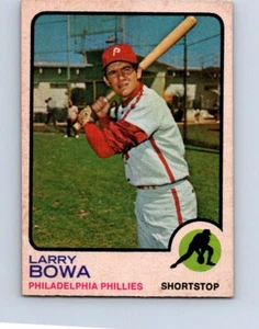 VINTAGE BASEBALL CARD O-PEE-CHEE 1973 PHILADELPHIA PHILLIES LARRY BOWA NO398 - Picture 1 of 2