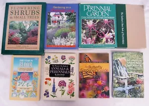 Flower Garden Guides Flowering Trees Shrubs Perennials Butterflies 8 Book Lot - Picture 1 of 11