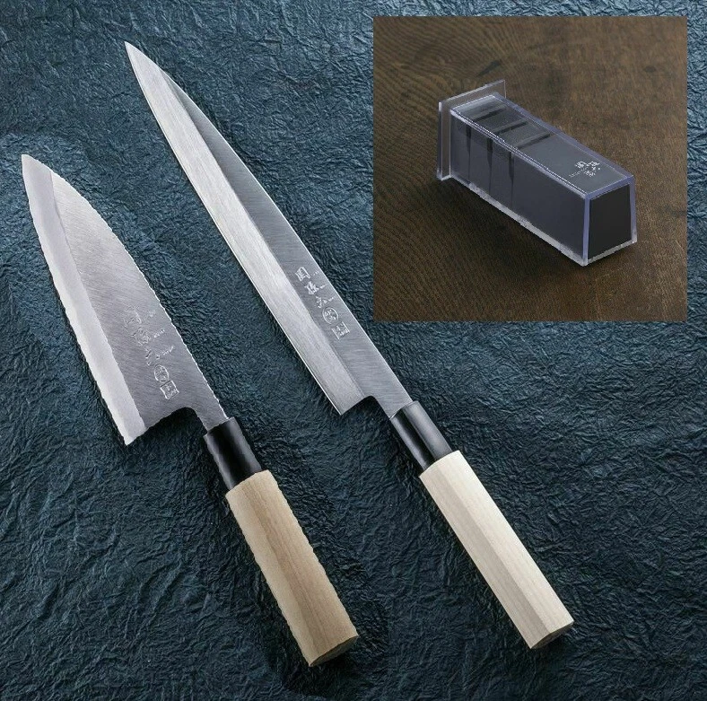 Kai Seki Magoroku Ginju Japanese Kitchen Deba Knife 150mm Ak-5203 for Left Hand
