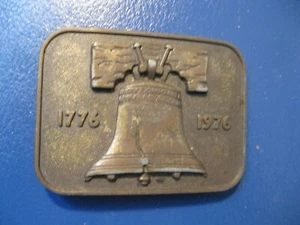 Vintage Metall Gürtelschnalle, Liberty Bell 1776-1976 - Bild 1 von 2