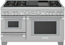 Thermador Pro Grand 60" Star Burner Smart Pro-Style Dual Fuel Range Prd606Wcsg