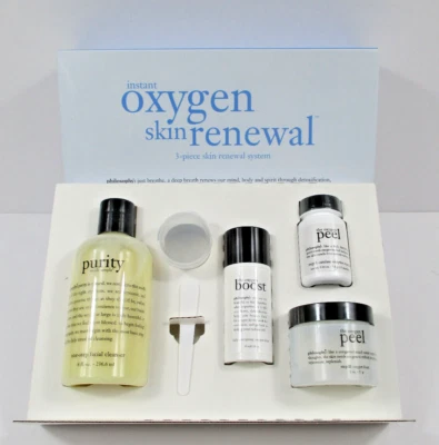 * Sistema Philosophy Instant Oxygen Skin Renewal 3 peças - Imagem 1 de 4