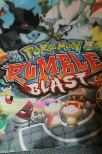 Pokemon Rumble Blast Sling Bag Backpack Tote Sack Cinch Closure 15" x 14" - 2011 - Picture 1 of 6